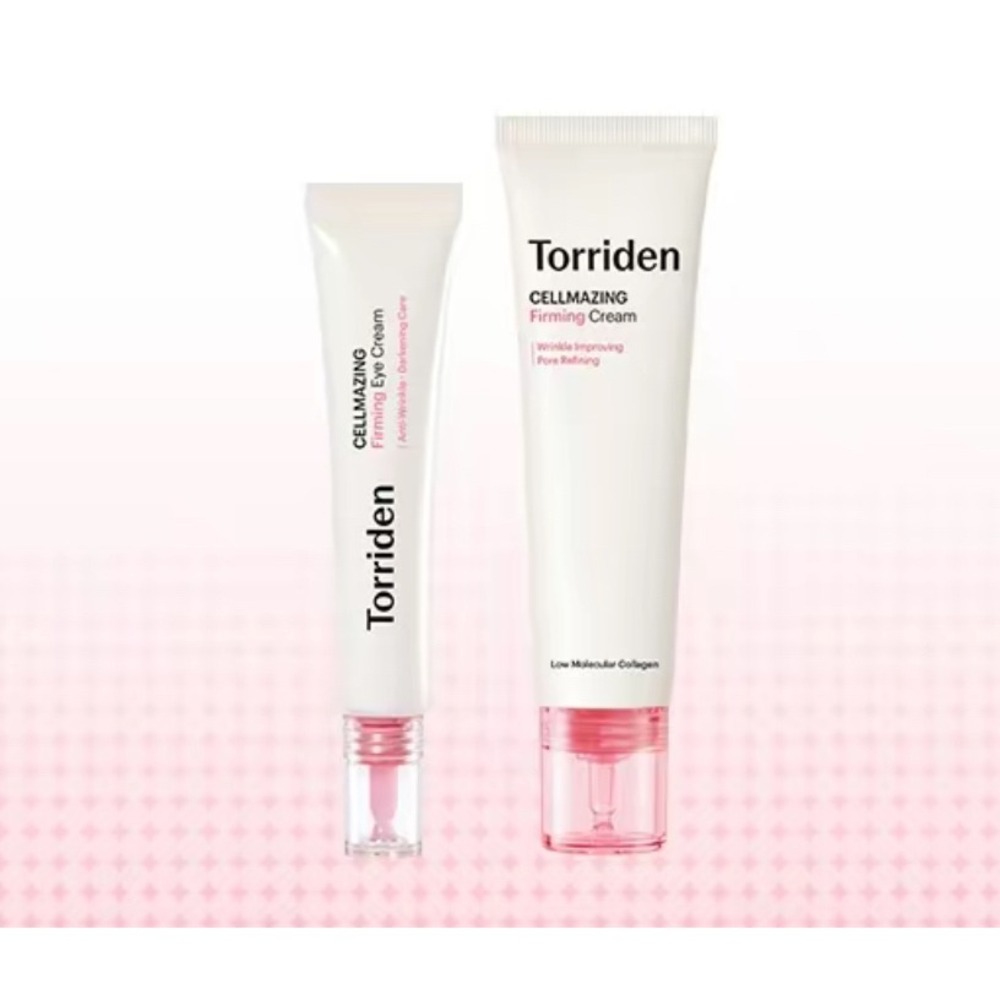 Torriden 
 Firming Cream and Eye Cream Set Low Molecular Collagen K-Beauty